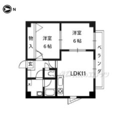 スクエアコートの物件間取画像